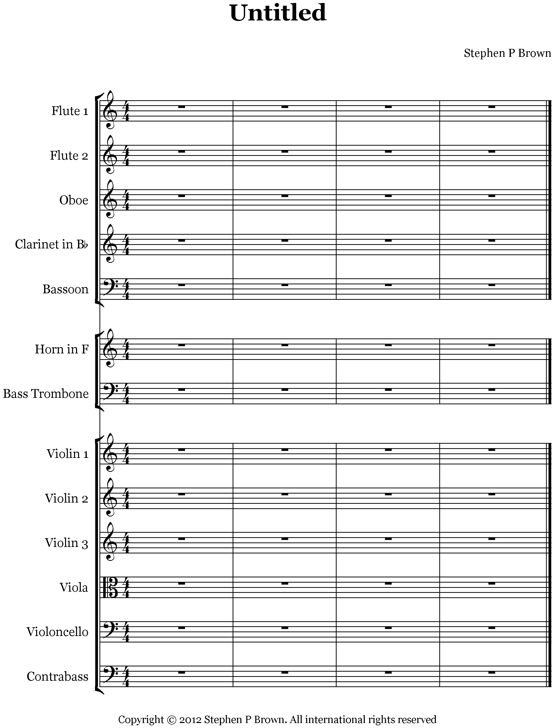 Untitled-120923-3 Score of Conductor Composer Stephen P Brown's new piece