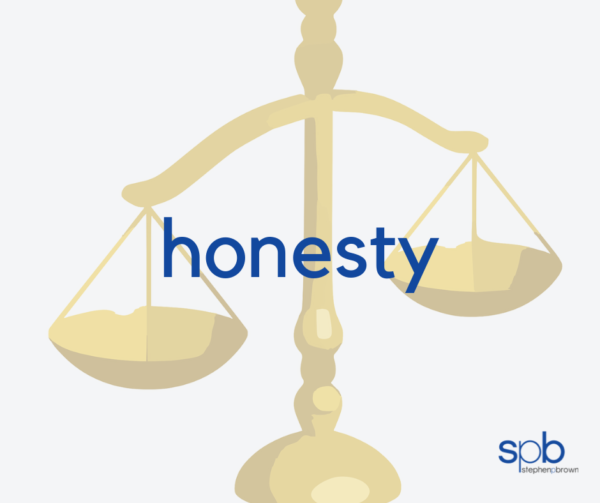 Get Real The Importance Of Honesty Stephen P Brown