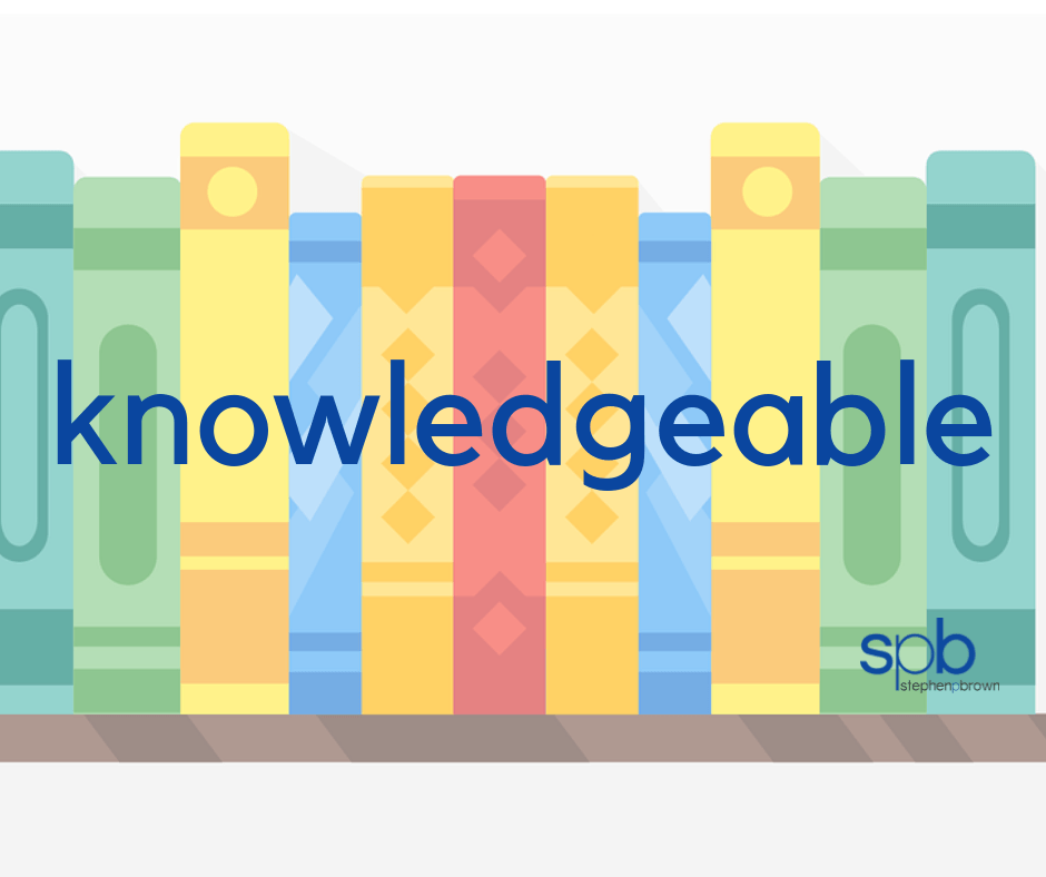 Knowledgeable - A Characteristic of Attractiveness