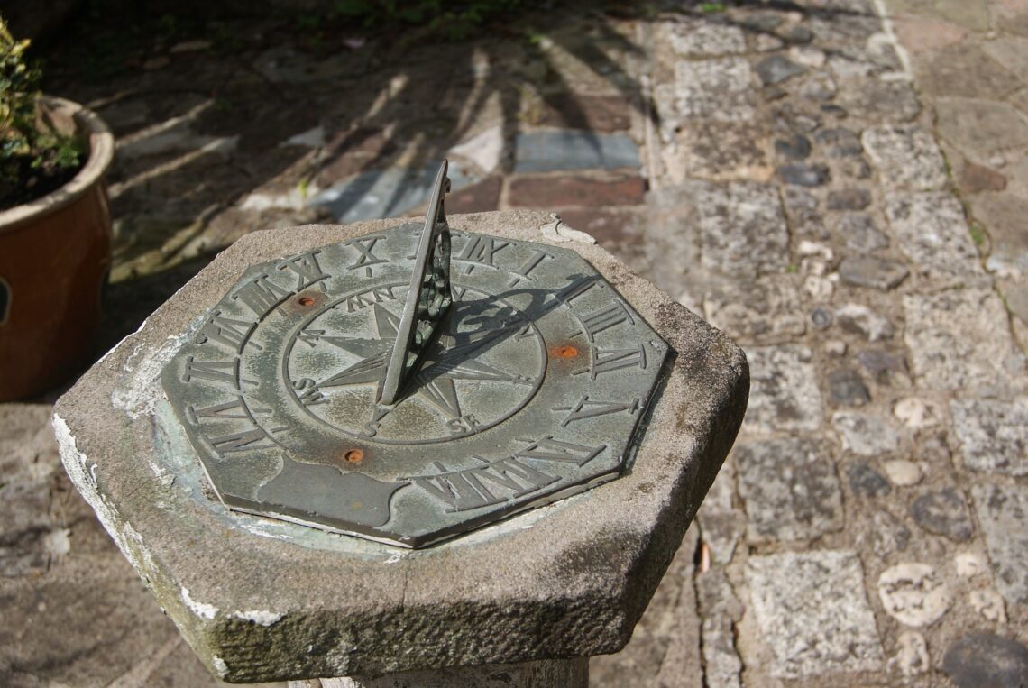 There's rarely a need to recycle a sundial